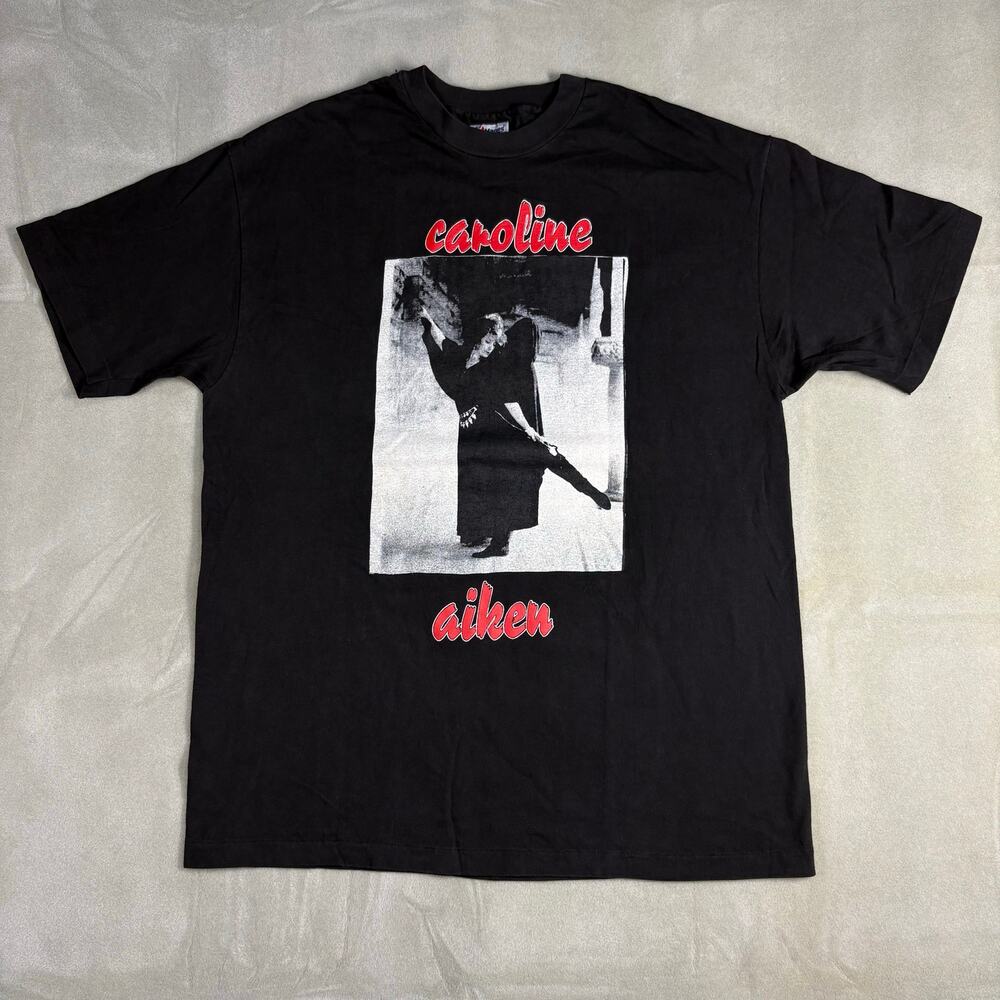 Vintage 1992 Caroline Aiken Indigo Girls Florida Tour T-Shirt Sz L